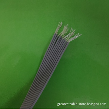 PVC Jacket and Gray Color for 10 Flat Dynamic Holter Cable